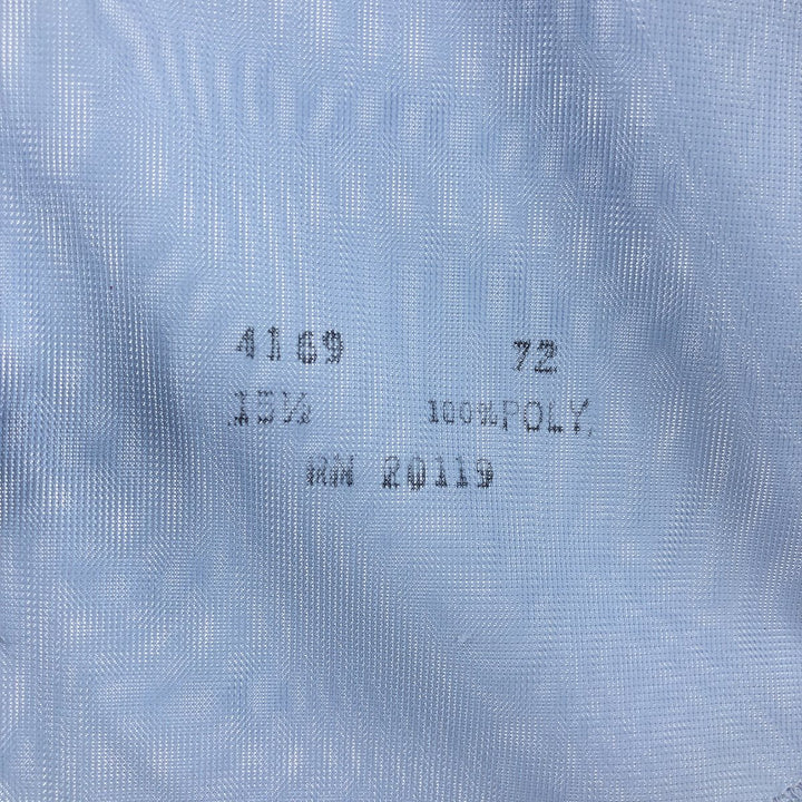 70'S H BAR C Long Sleeve Western Shirt, Men's M Size, Vintage polyester Blue type light blue Vintage Second Hand