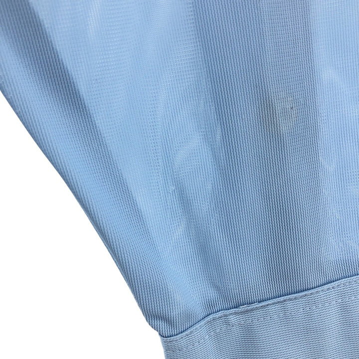 70'S H BAR C Long Sleeve Western Shirt, Men's M Size, Vintage polyester Blue type light blue Vintage Second Hand