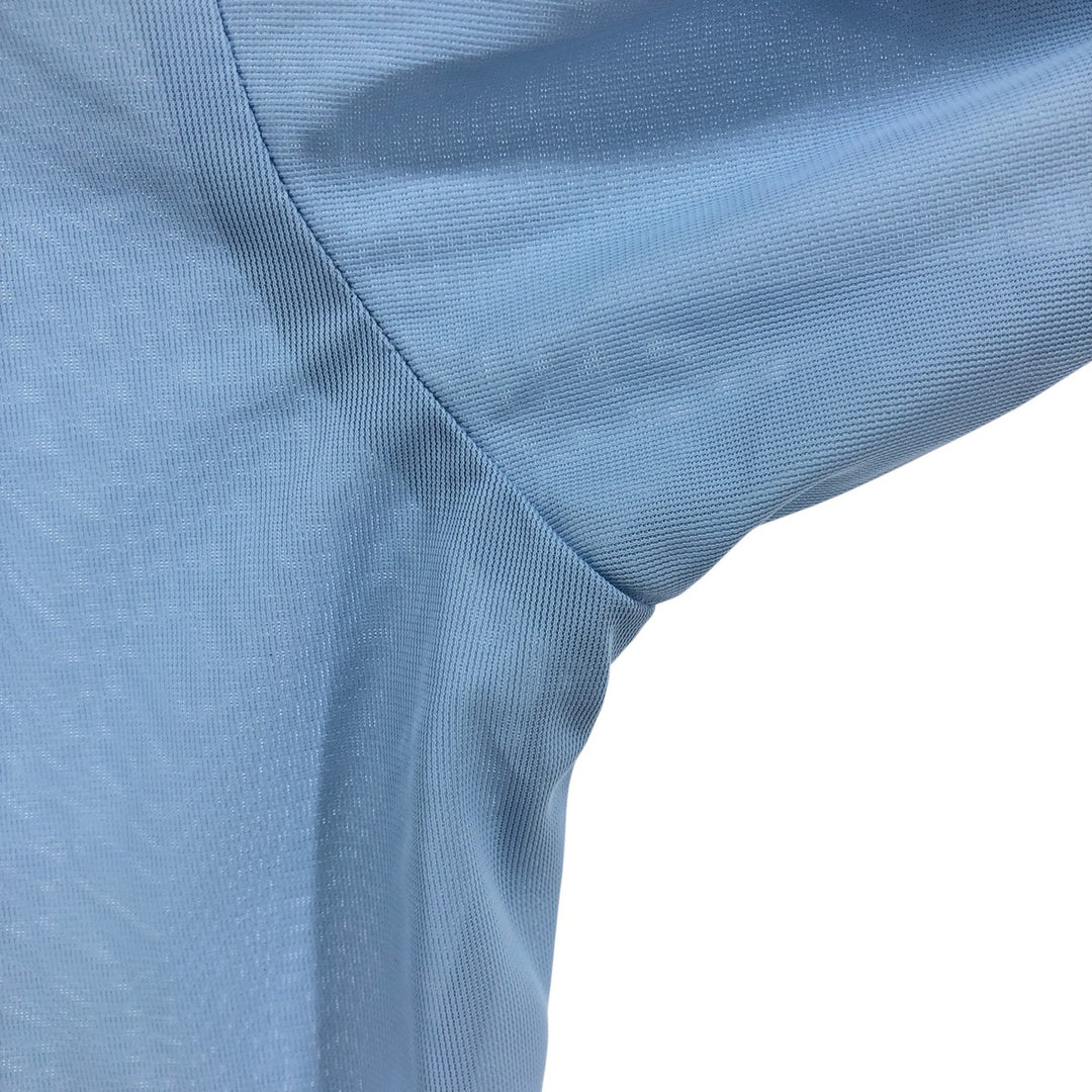 70'S H BAR C Long Sleeve Western Shirt, Men's M Size, Vintage polyester Blue type light blue Vintage Second Hand