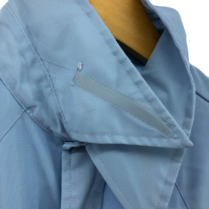70'S H BAR C Long Sleeve Western Shirt, Men's M Size, Vintage polyester Blue type light blue Vintage Second Hand