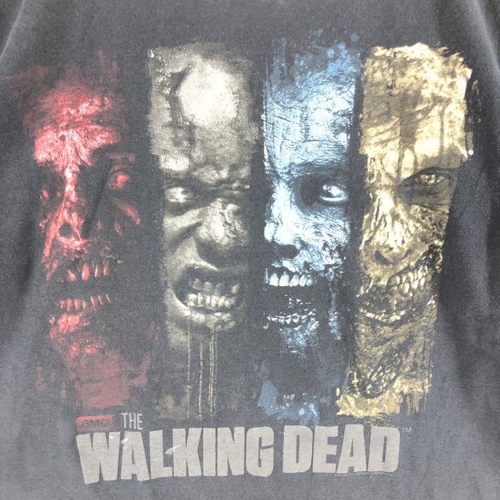 Jerzees THE WALKING DEAD Movie T-shirt for men, size M cotton black type Vintage Second Hand