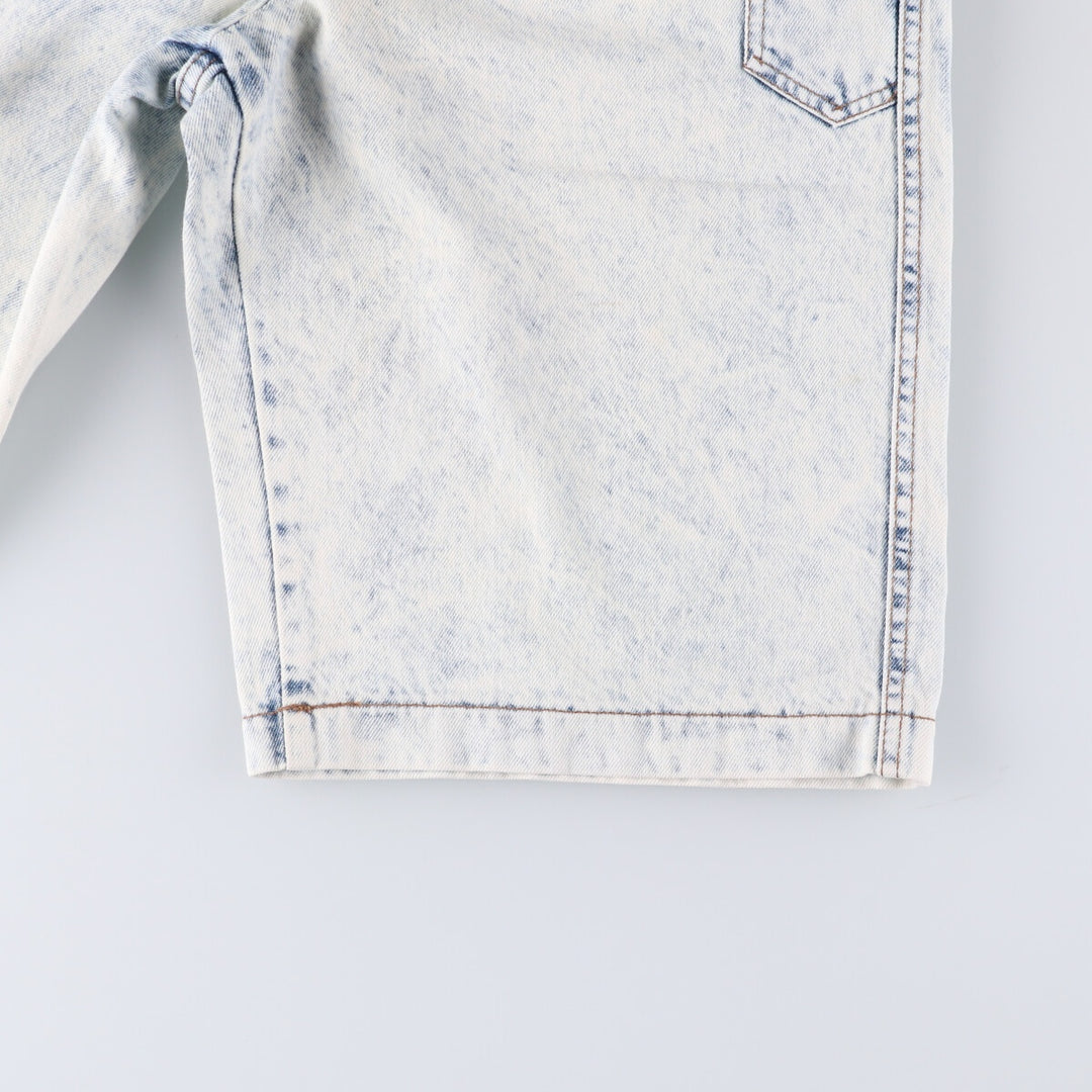 Levi's 37707-9635 Chemical Wash Denim Shorts Made in USA Women's L (w29) Vintage unknown white type Vintage Second Hand