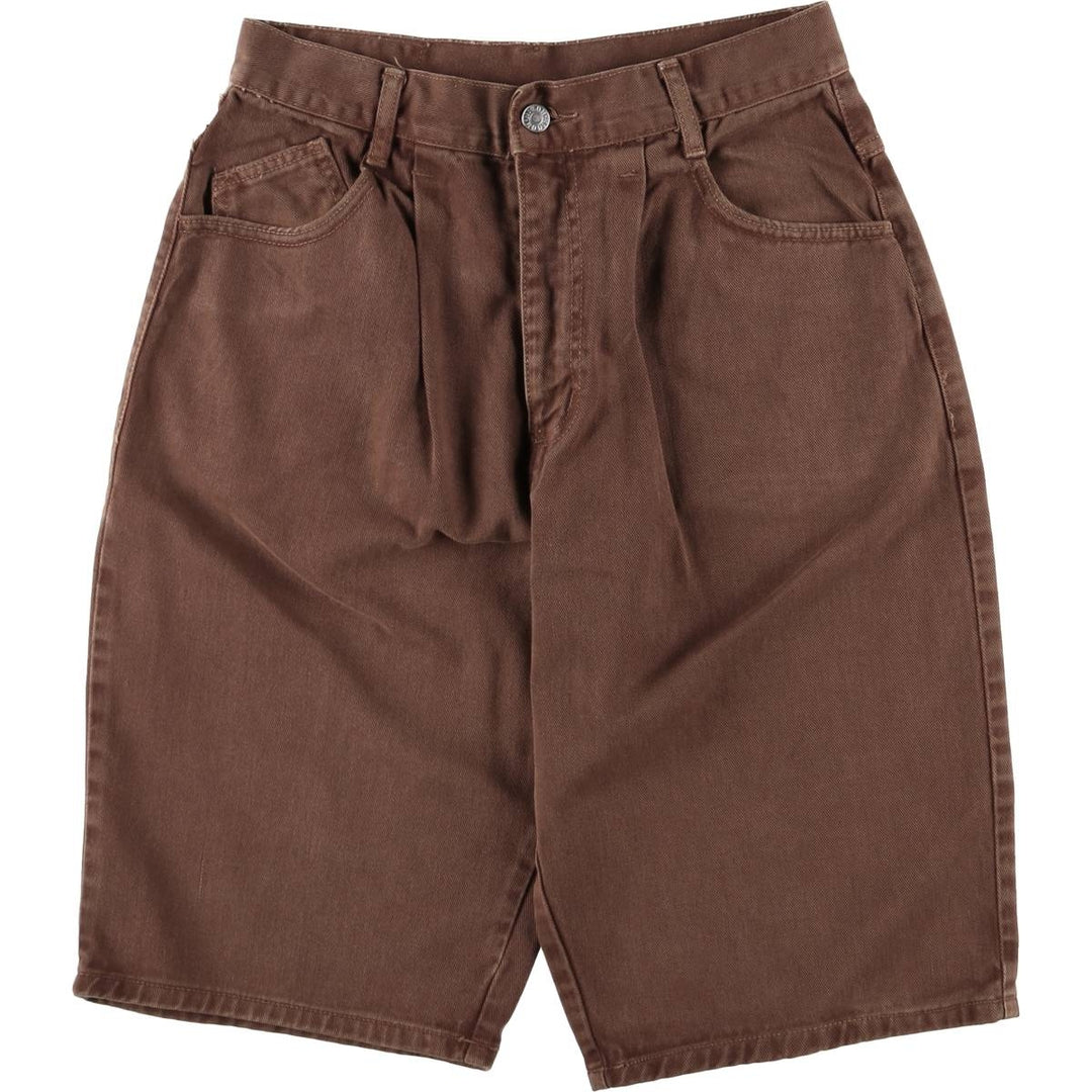 RODIN denim shorts made in USA, men's w30 equivalent cotton brown type Vintage Second Hand