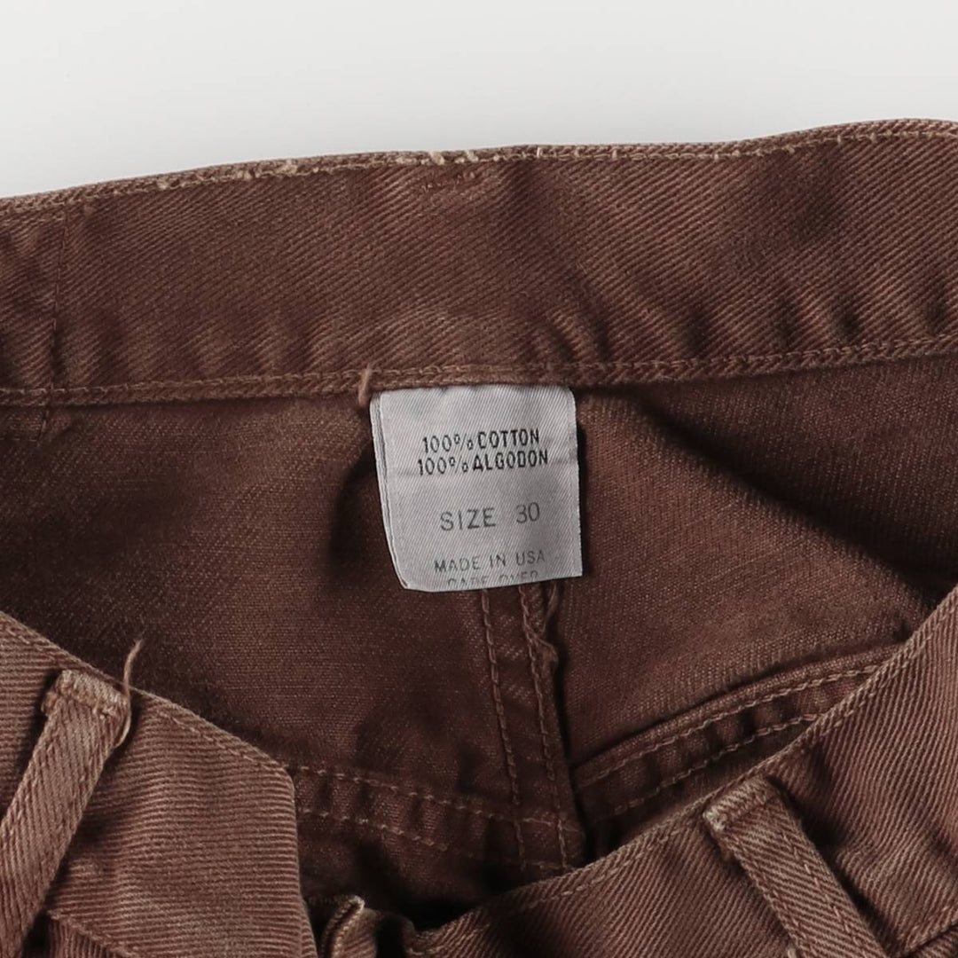 RODIN denim shorts made in USA, men's w30 equivalent cotton brown type Vintage Second Hand