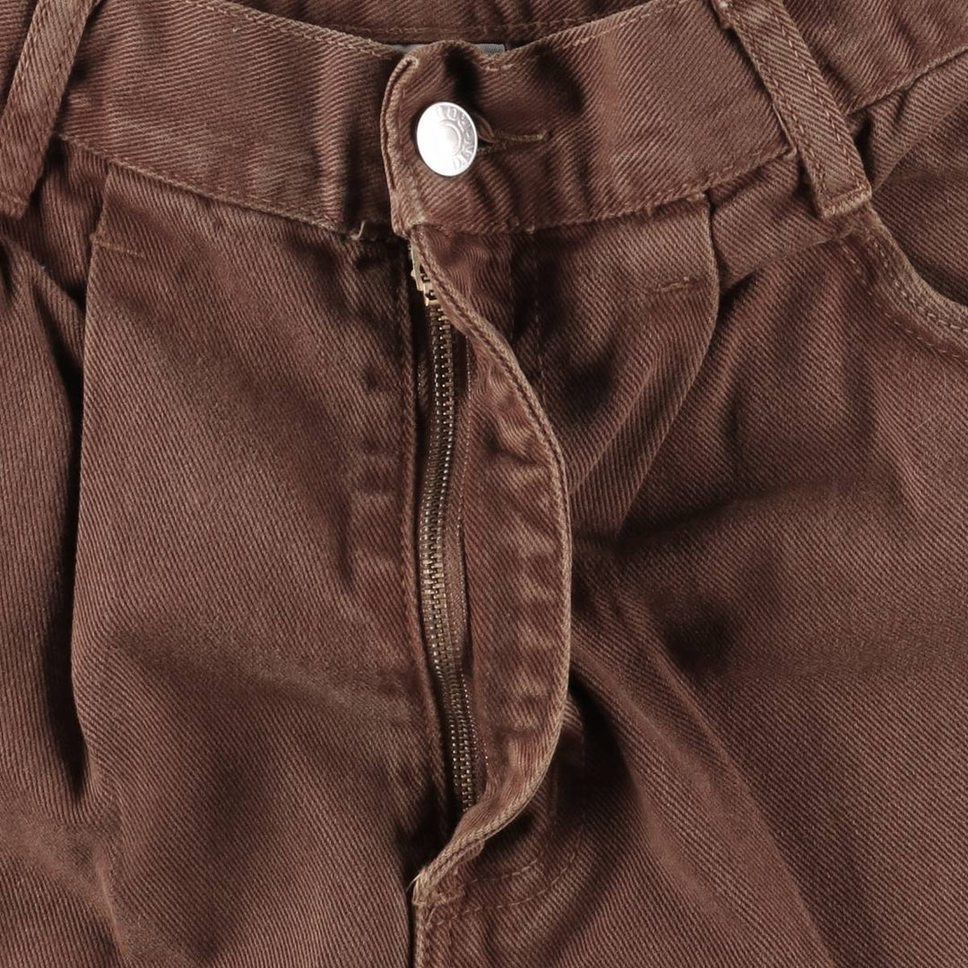 RODIN denim shorts made in USA, men's w30 equivalent cotton brown type Vintage Second Hand
