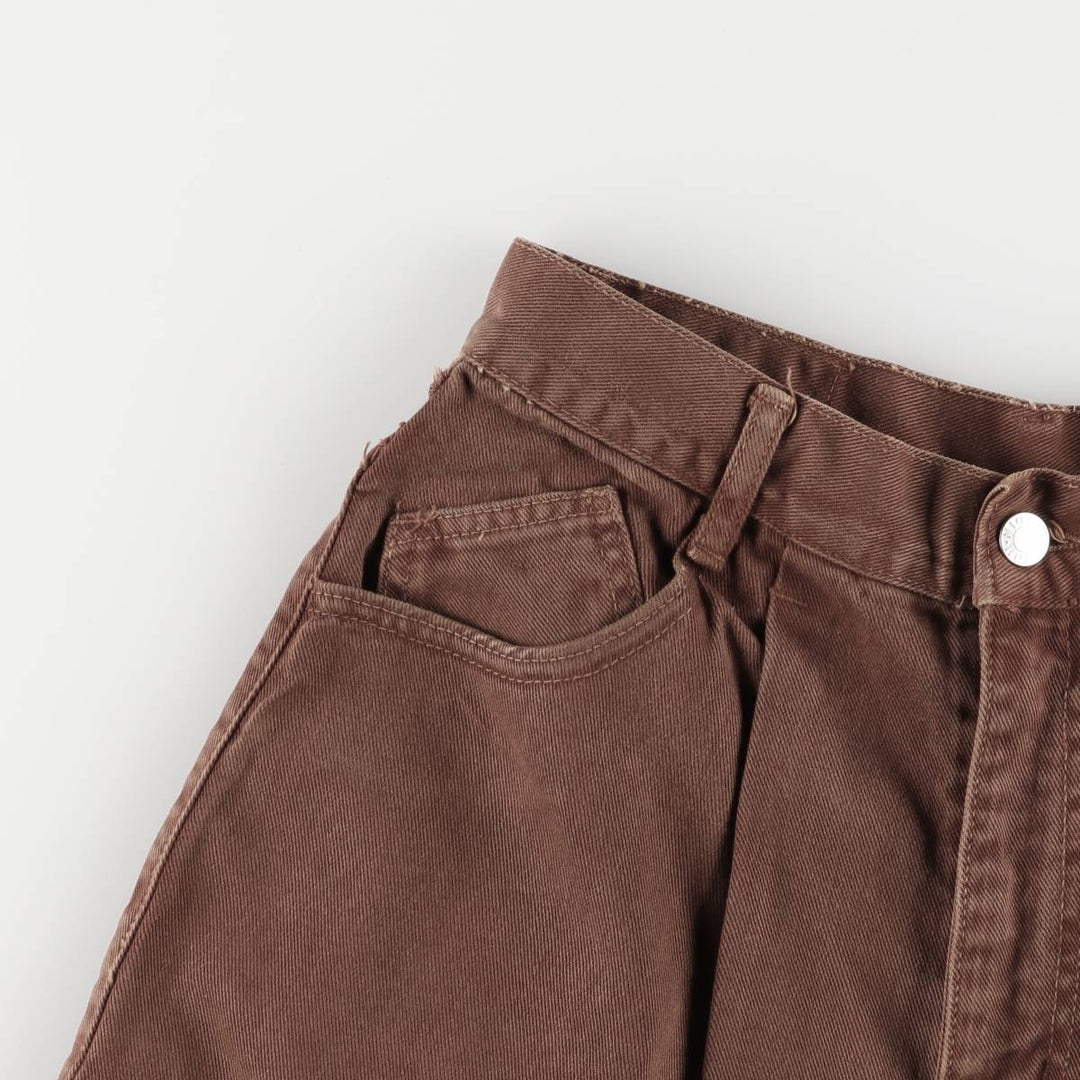 RODIN denim shorts made in USA, men's w30 equivalent cotton brown type Vintage Second Hand