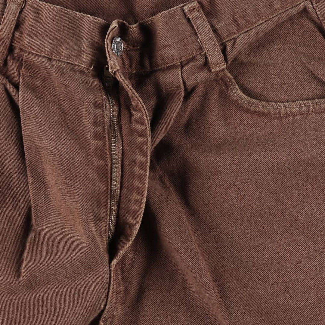 RODIN denim shorts made in USA, men's w30 equivalent cotton brown type Vintage Second Hand