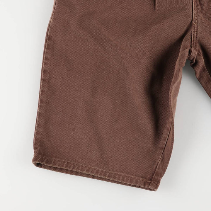 RODIN denim shorts made in USA, men's w30 equivalent cotton brown type Vintage Second Hand