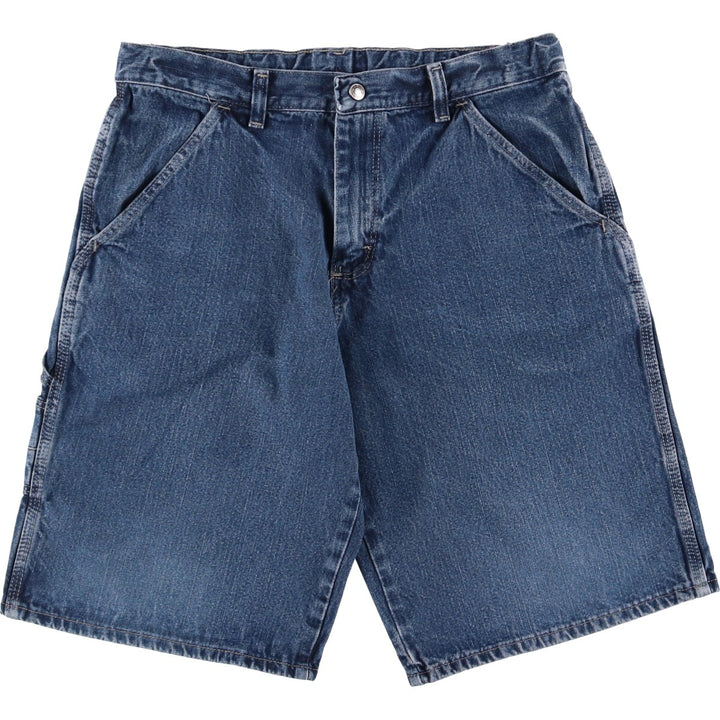 Wrangler Denim Painter Shorts, Women's Medium cotton blue type Vintage Second Hand