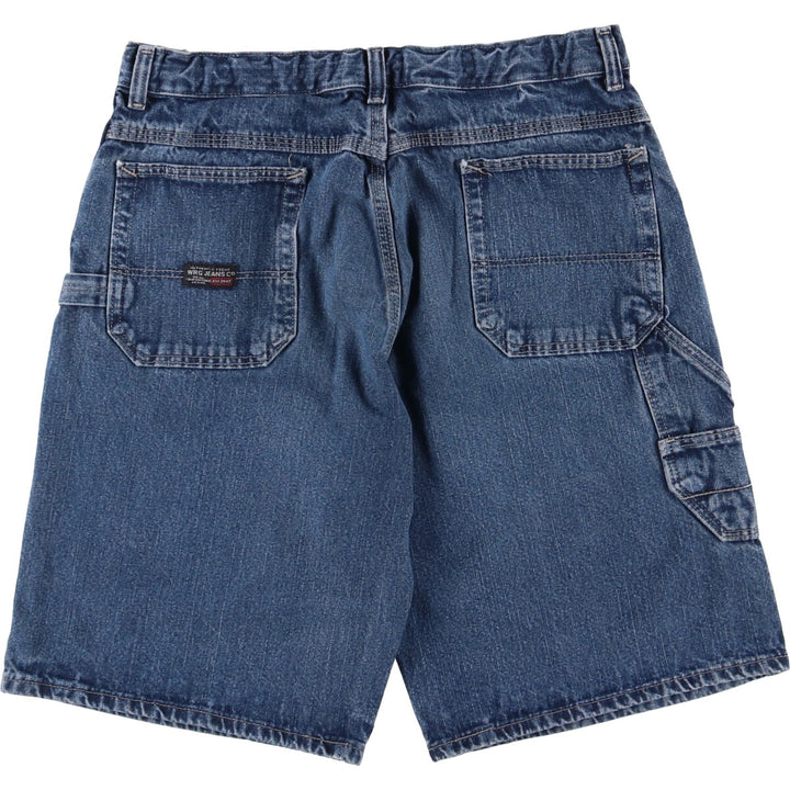 Wrangler Denim Painter Shorts, Women's Medium cotton blue type Vintage Second Hand