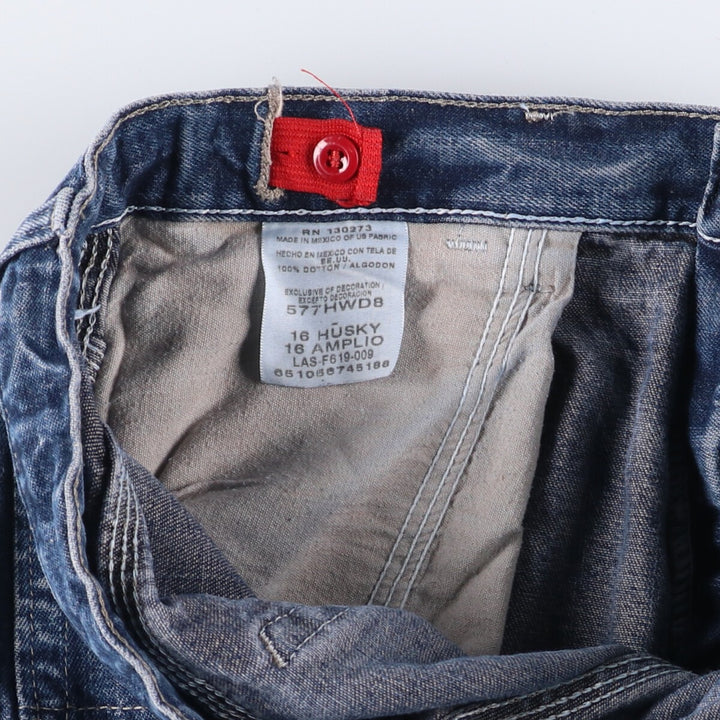 Wrangler Denim Painter Shorts, Women's Medium cotton blue type Vintage Second Hand