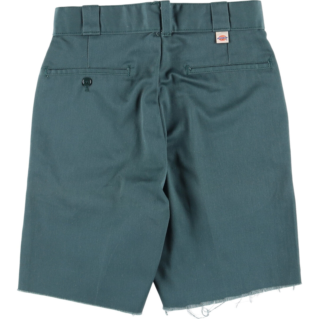 Vintage 80s-90'S Dickies Cut-off Work Shorts Shorts Made in USA Women's L (w28) polyester green type Vintage Second Hand