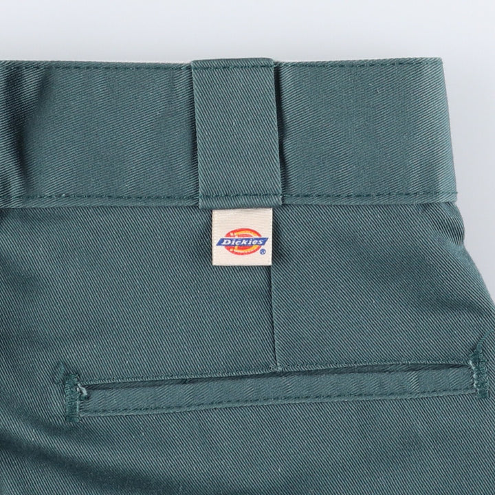 Vintage 80s-90'S Dickies Cut-off Work Shorts Shorts Made in USA Women's L (w28) polyester green type Vintage Second Hand