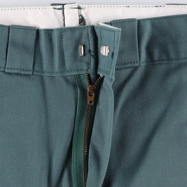 Vintage 80s-90'S Dickies Cut-off Work Shorts Shorts Made in USA Women's L (w28) polyester green type Vintage Second Hand