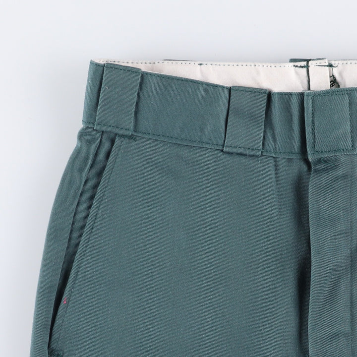 Vintage 80s-90'S Dickies Cut-off Work Shorts Shorts Made in USA Women's L (w28) polyester green type Vintage Second Hand