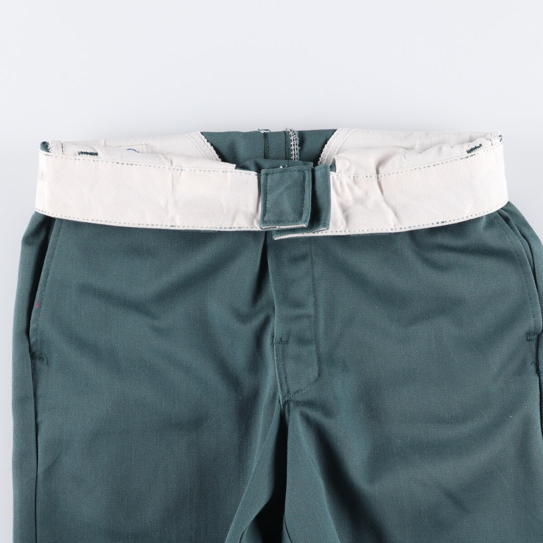 Vintage 80s-90'S Dickies Cut-off Work Shorts Shorts Made in USA Women's L (w28) polyester green type Vintage Second Hand