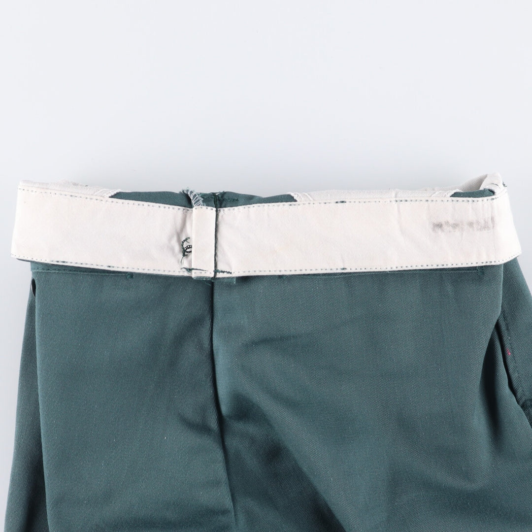 Vintage 80s-90'S Dickies Cut-off Work Shorts Shorts Made in USA Women's L (w28) polyester green type Vintage Second Hand