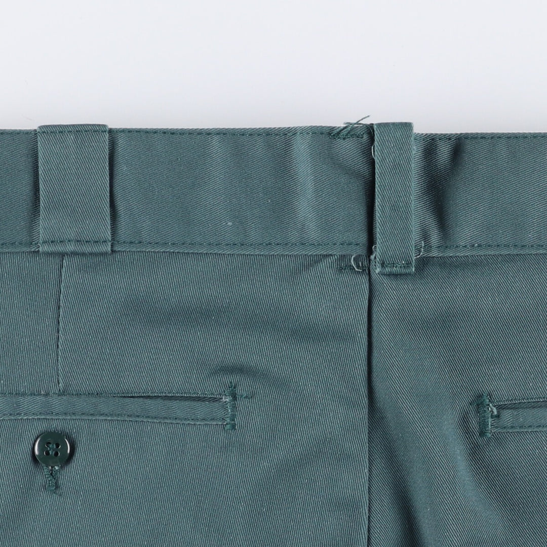 Vintage 80s-90'S Dickies Cut-off Work Shorts Shorts Made in USA Women's L (w28) polyester green type Vintage Second Hand