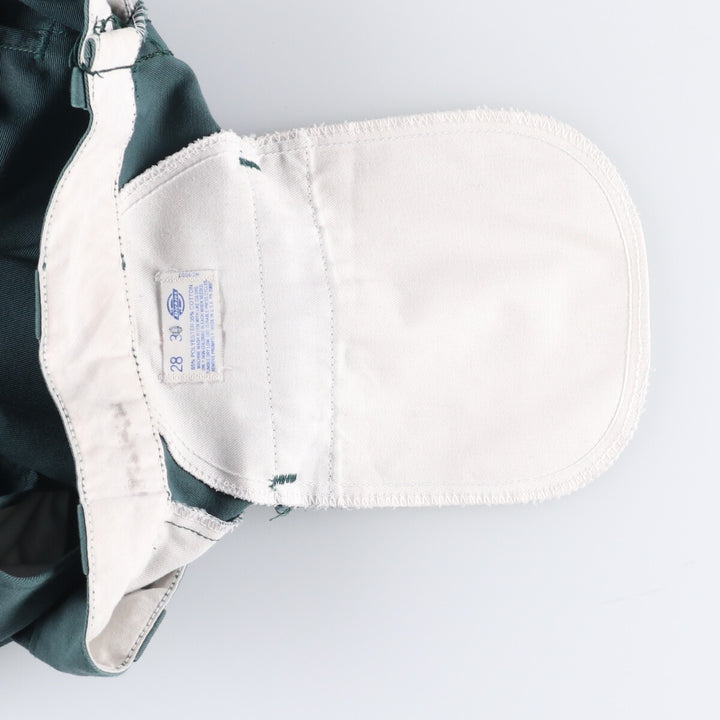 Vintage 80s-90'S Dickies Cut-off Work Shorts Shorts Made in USA Women's L (w28) polyester green type Vintage Second Hand