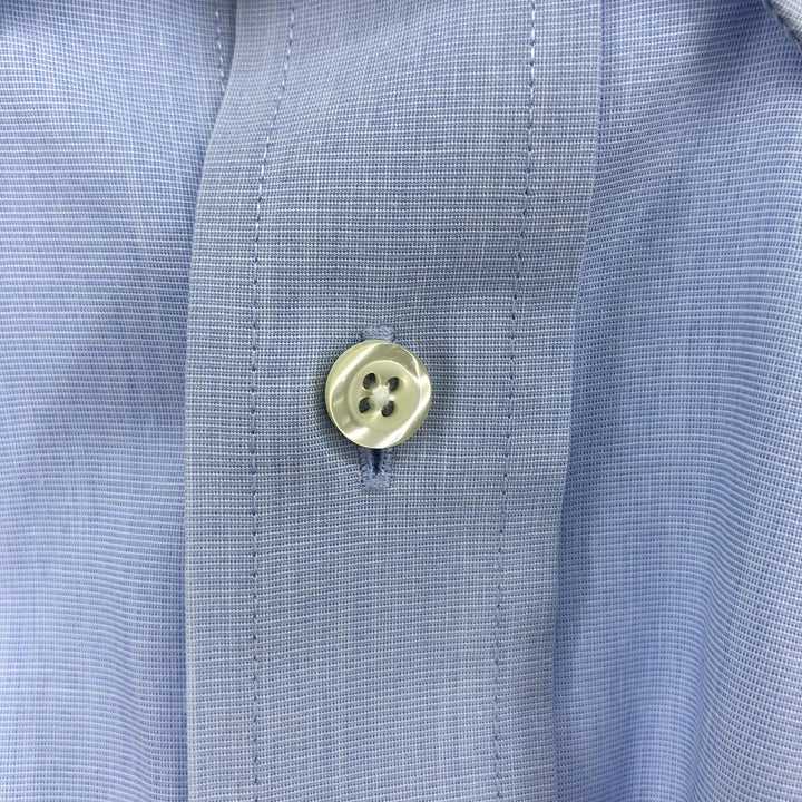 Brooks Brothers Est.1818 short sleeve button-down shirt, men's size L cotton Blue type light blue Vintage Second Hand