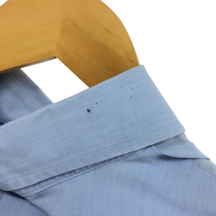 Brooks Brothers Est.1818 short sleeve button-down shirt, men's size L cotton Blue type light blue Vintage Second Hand