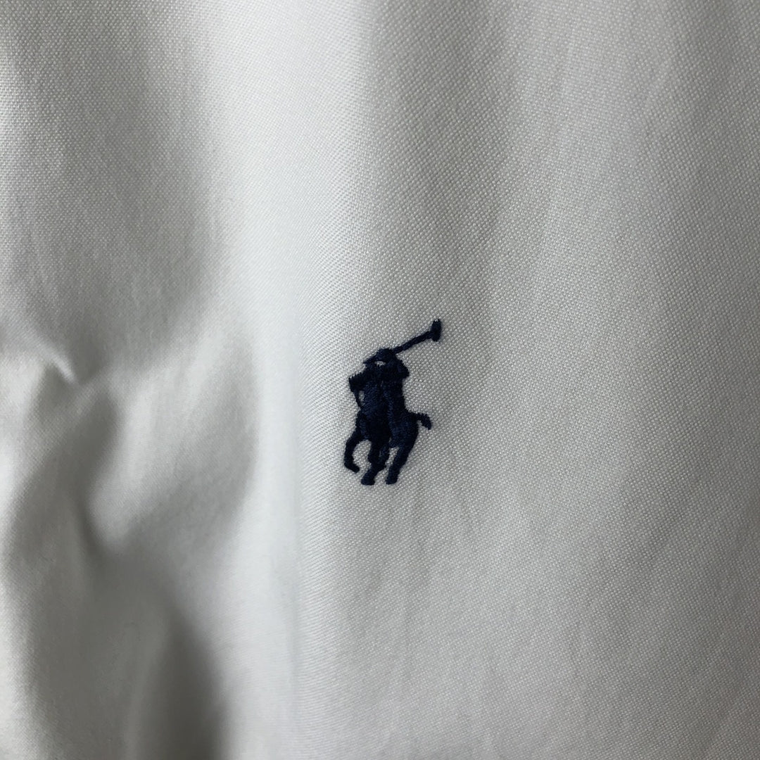 Ralph Lauren YARMOUTH long sleeve button down shirt, men's XL size cotton white type Vintage Second Hand