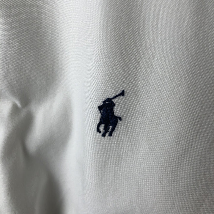 Ralph Lauren YARMOUTH long sleeve button down shirt, men's XL size cotton white type Vintage Second Hand