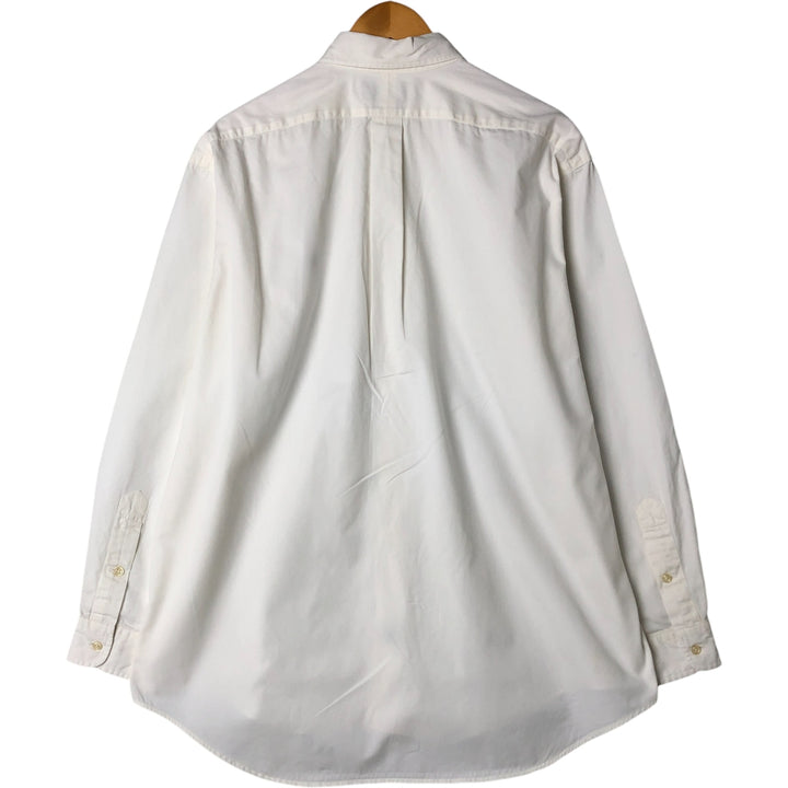 Ralph Lauren BLAKE long sleeve button down shirt, men's size L cotton white type Vintage Second Hand