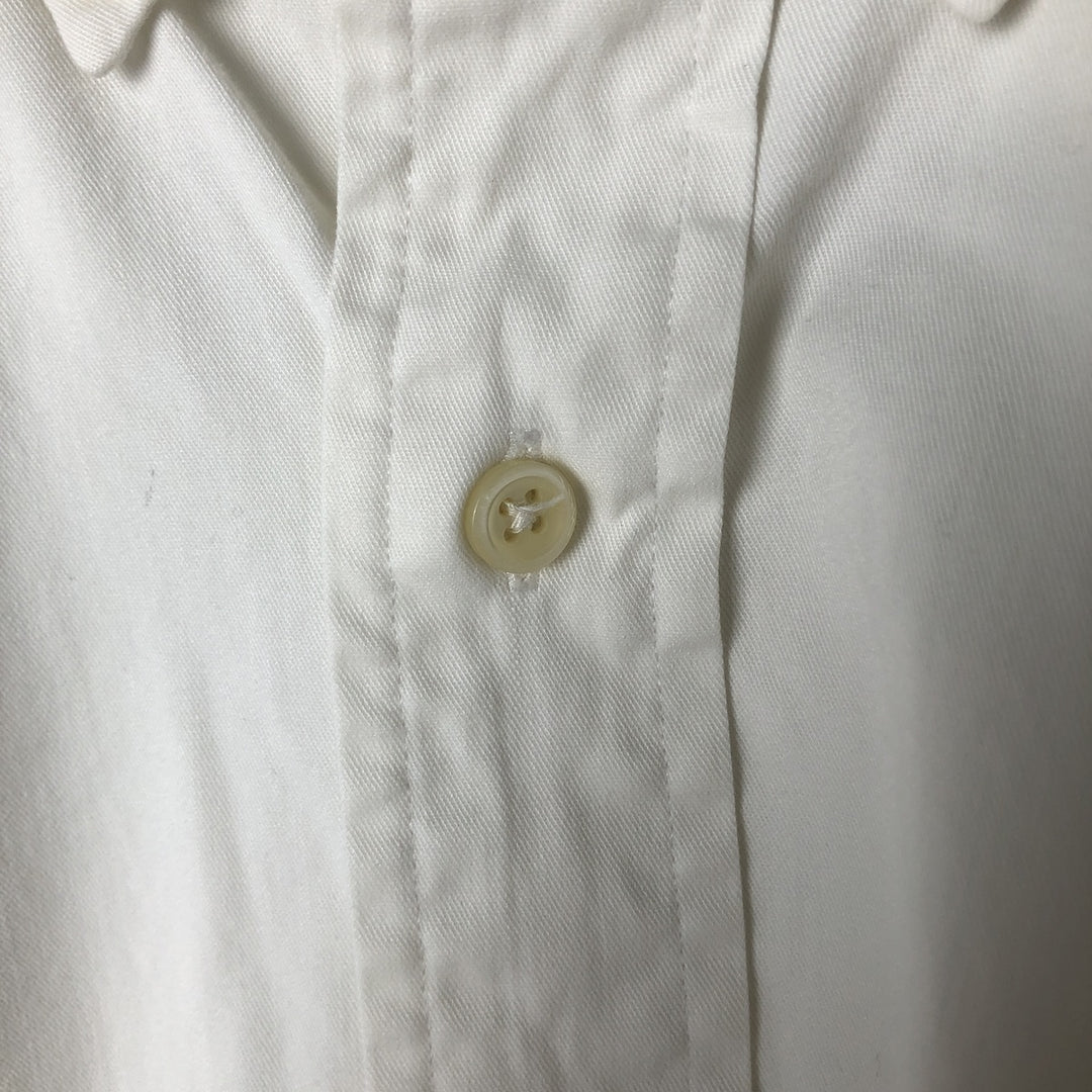 Ralph Lauren BLAKE long sleeve button down shirt, men's size L cotton white type Vintage Second Hand