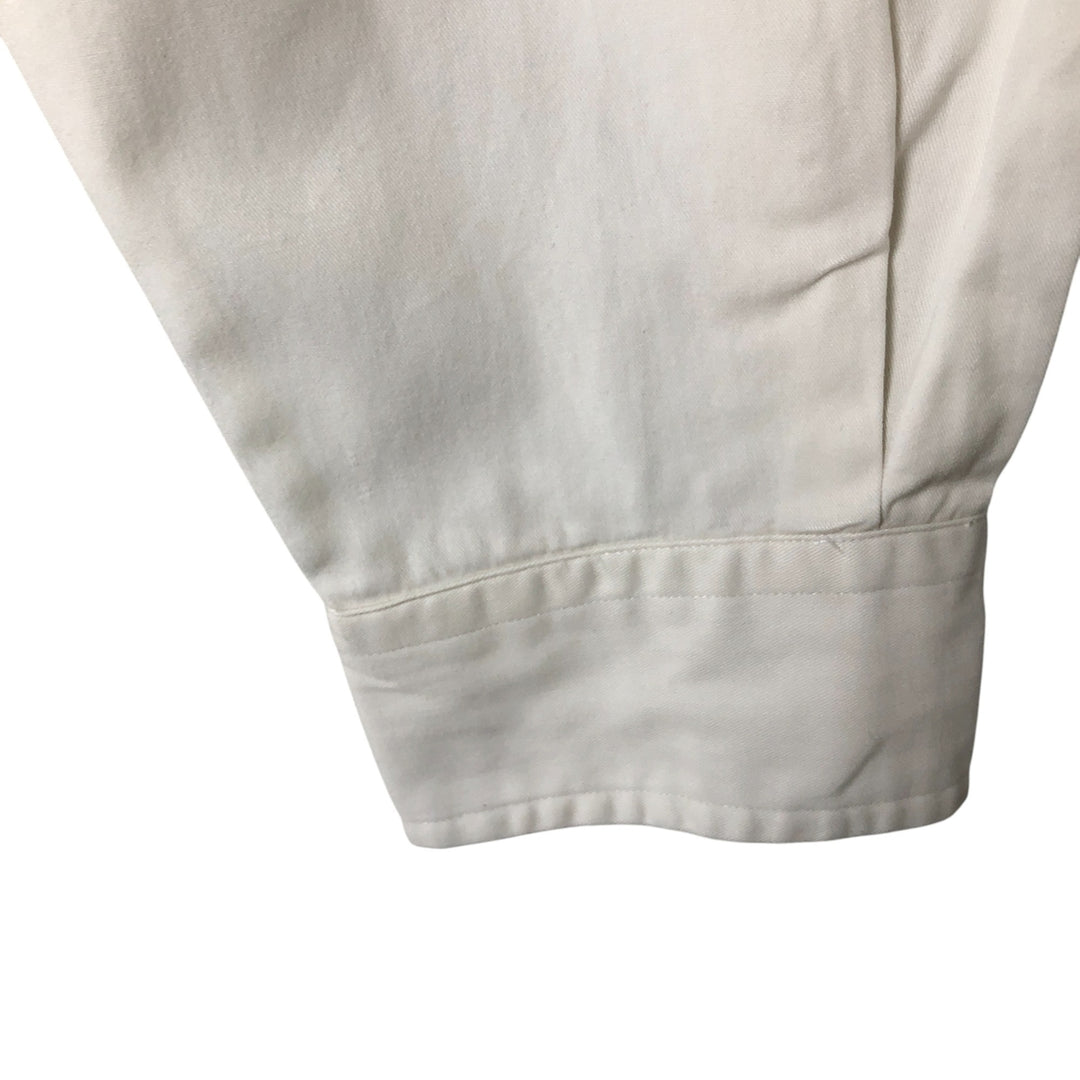 Ralph Lauren BLAKE long sleeve button down shirt, men's size L cotton white type Vintage Second Hand