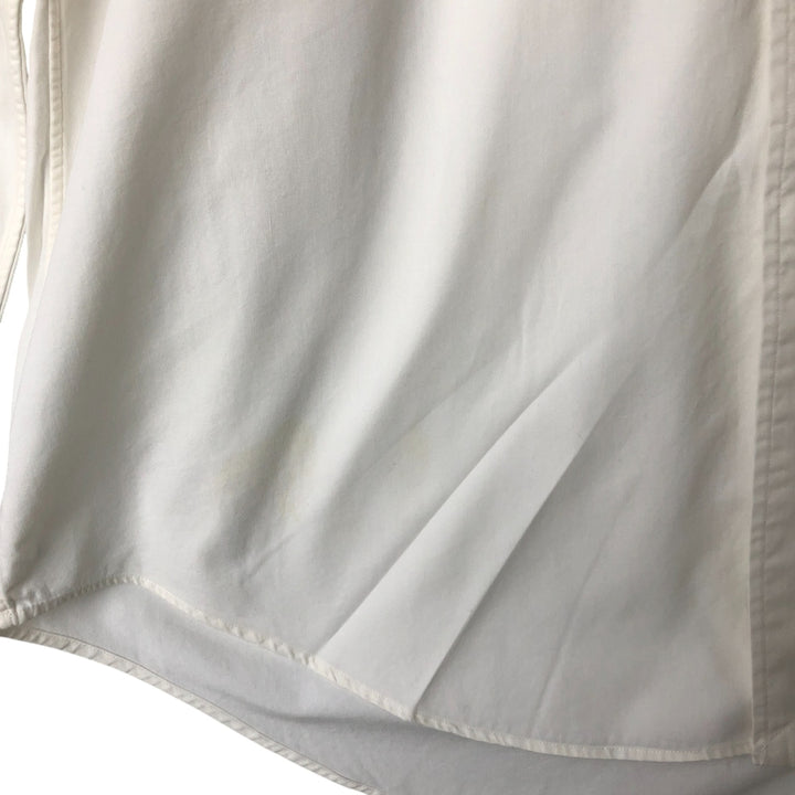 Ralph Lauren BLAKE long sleeve button down shirt, men's size L cotton white type Vintage Second Hand