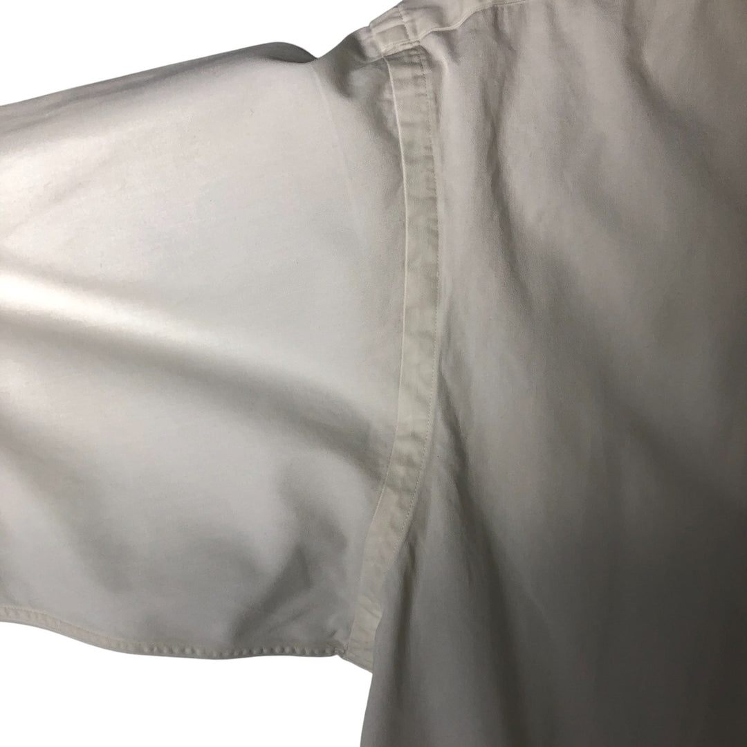 Ralph Lauren BLAKE long sleeve button down shirt, men's size L cotton white type Vintage Second Hand