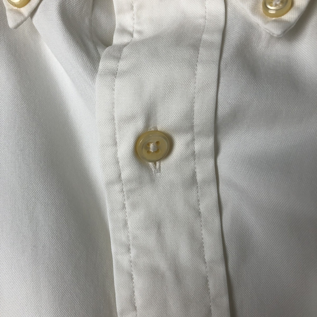 Ralph Lauren Classic Fit Long Sleeve Button Down Shirt Men's XL cotton white type Vintage Second Hand