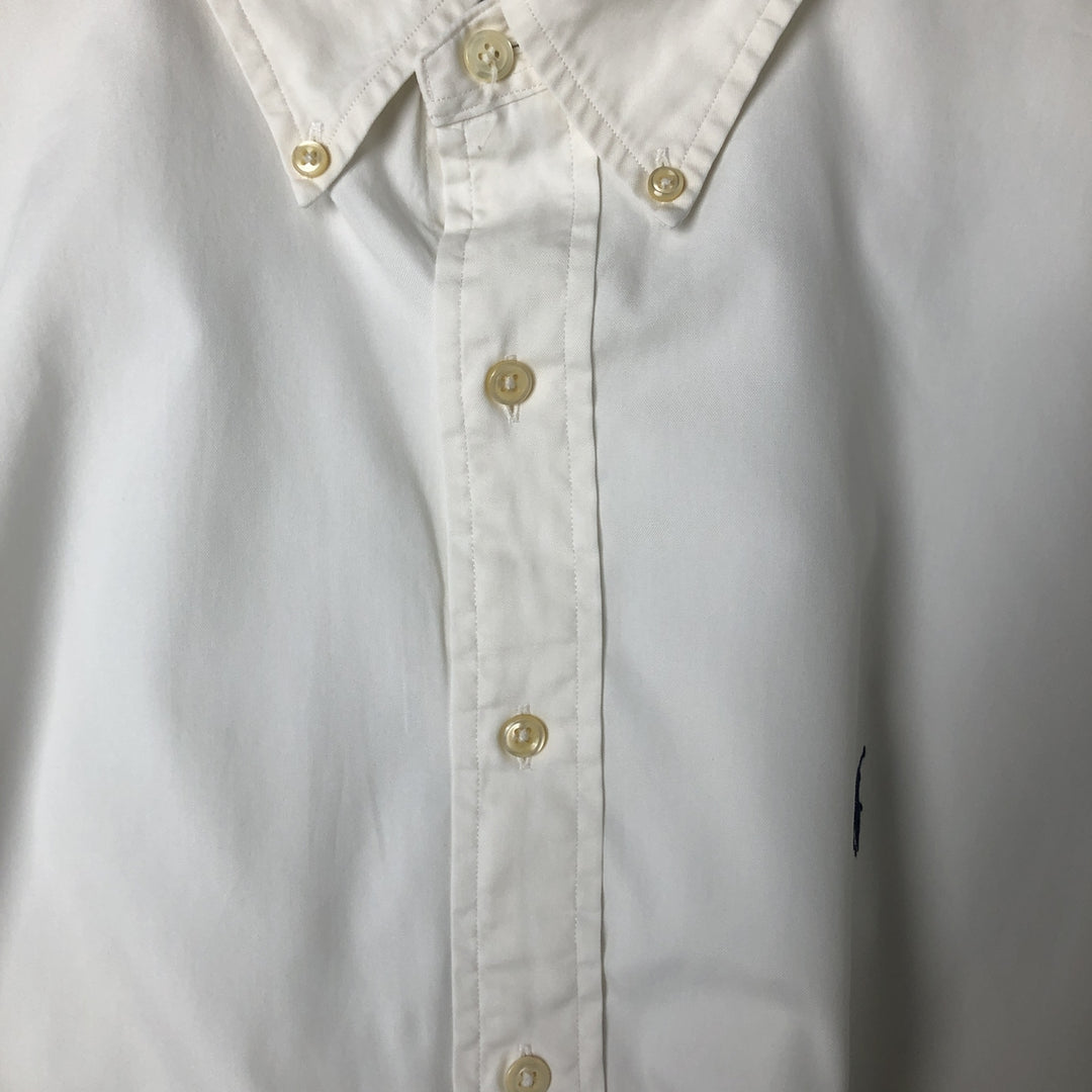 Ralph Lauren Classic Fit Long Sleeve Button Down Shirt Men's XL cotton white type Vintage Second Hand