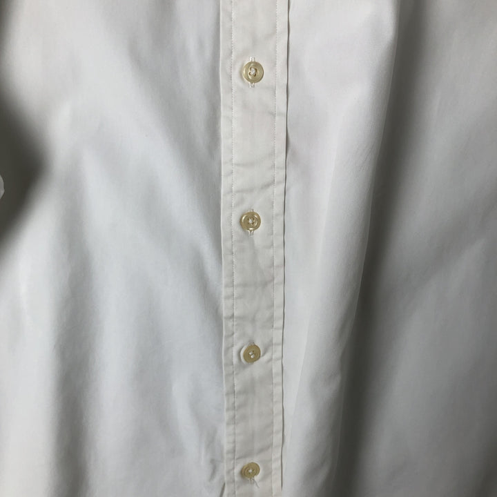 Ralph Lauren Classic Fit Long Sleeve Button Down Shirt Men's XL cotton white type Vintage Second Hand