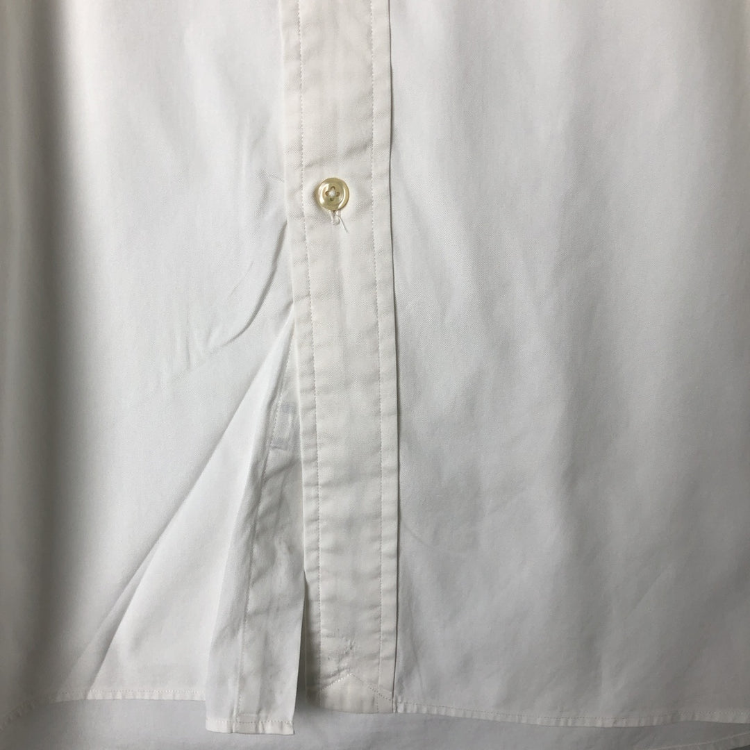 Ralph Lauren Classic Fit Long Sleeve Button Down Shirt Men's XL cotton white type Vintage Second Hand