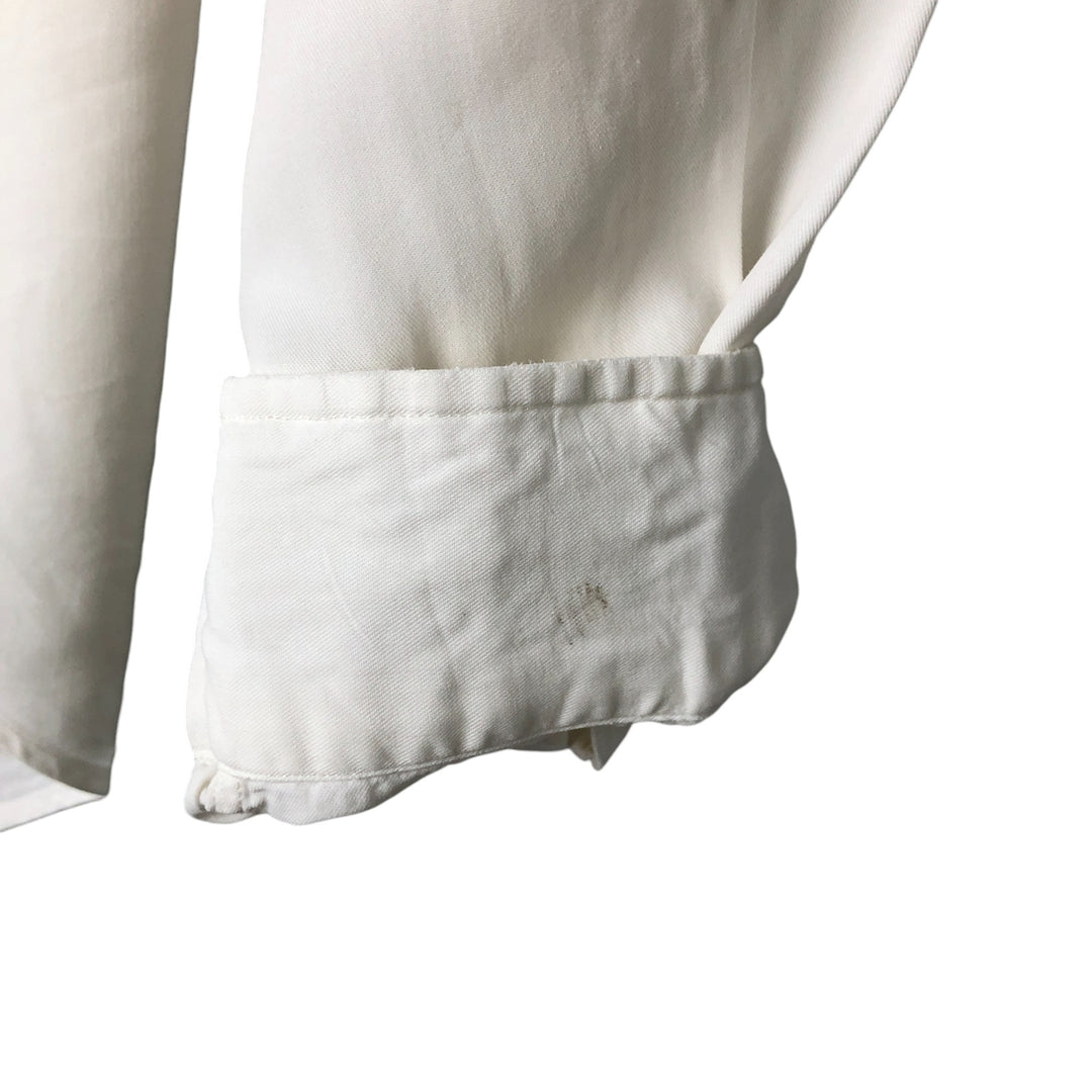 Ralph Lauren long sleeve cotton shirt, men's size L, cotton shirt others white type Vintage Second Hand