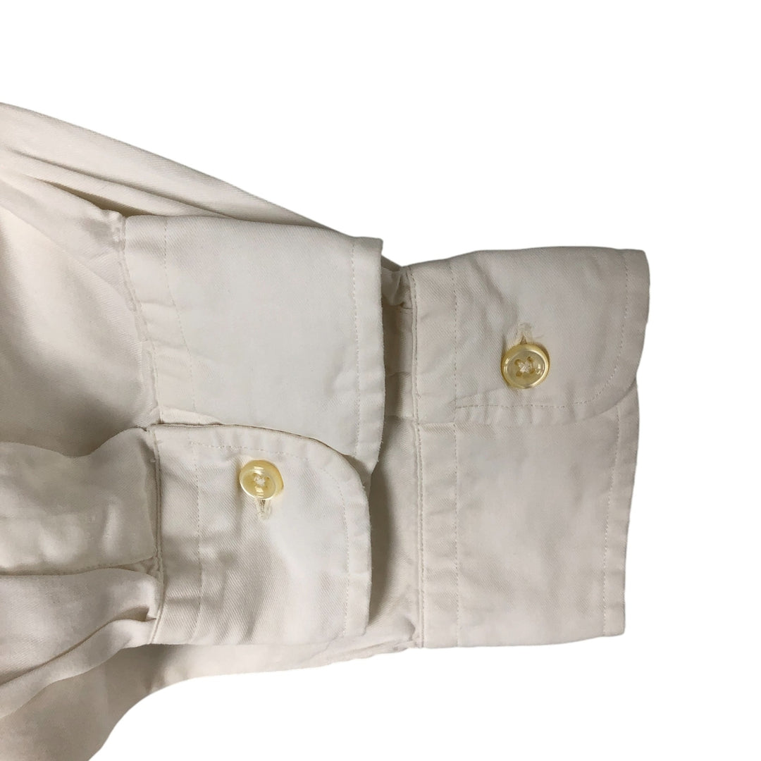 Ralph Lauren long sleeve cotton shirt, men's size L, cotton shirt others white type Vintage Second Hand
