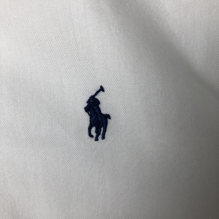 Ralph Lauren LOWELLSPORT long sleeve cotton shirt, men's size L cotton white type Vintage Second Hand