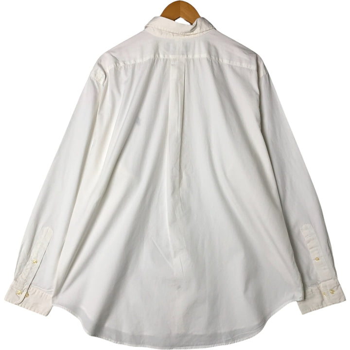 Ralph Lauren Classic Fit Long Sleeve Button Down Shirt Men's XL cotton white type Vintage Second Hand