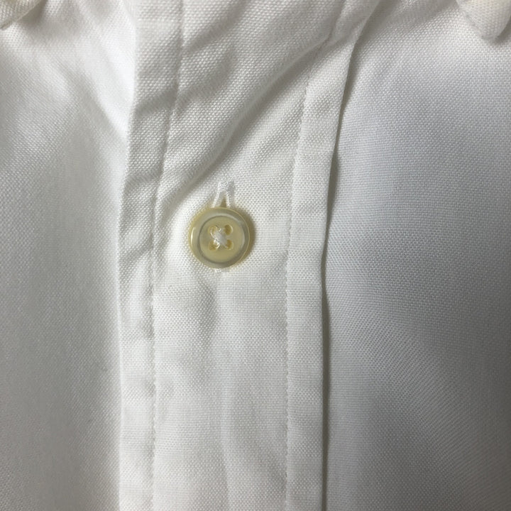 Ralph Lauren Classic Fit Long Sleeve Button Down Shirt Men's XL cotton white type Vintage Second Hand