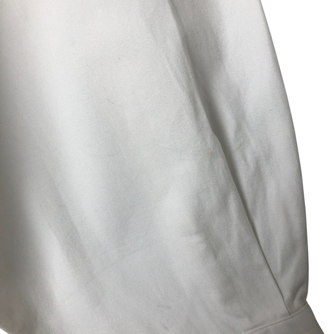 Ralph Lauren YARMOUTH long sleeve button down shirt, men's size L cotton white type Vintage Second Hand