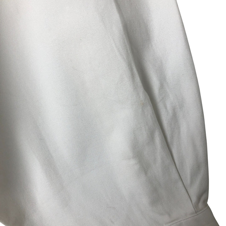 Ralph Lauren YARMOUTH long sleeve button down shirt, men's size L cotton white type Vintage Second Hand
