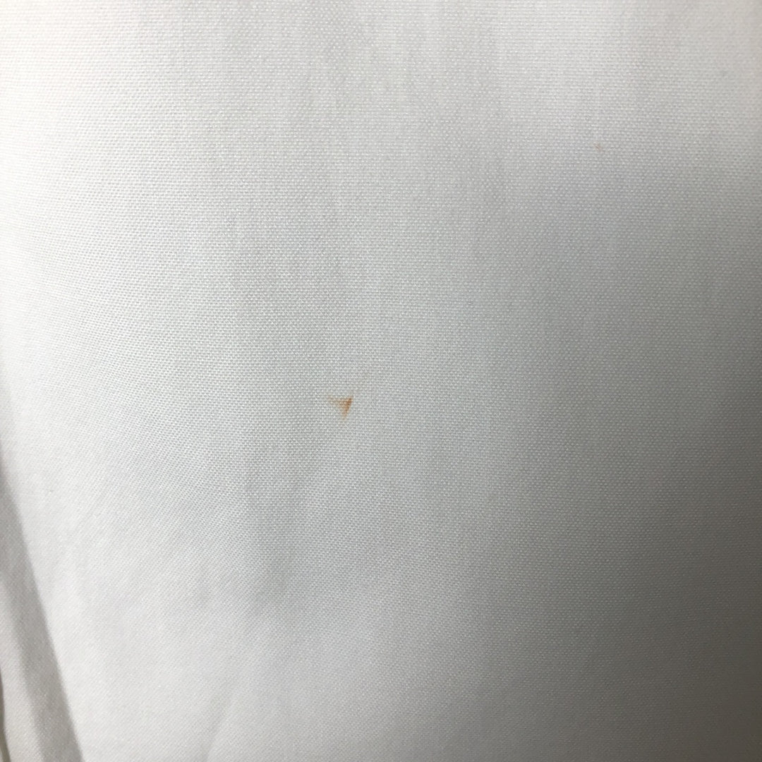 Ralph Lauren YARMOUTH long sleeve button down shirt, men's size L cotton white type Vintage Second Hand