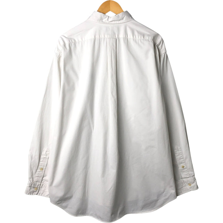 Ralph Lauren BLAKE long sleeve button down shirt, men's XL size cotton white type Vintage Second Hand