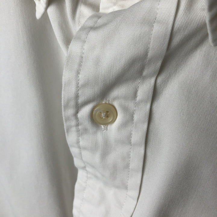 Ralph Lauren BLAKE long sleeve button down shirt, men's XL size cotton white type Vintage Second Hand