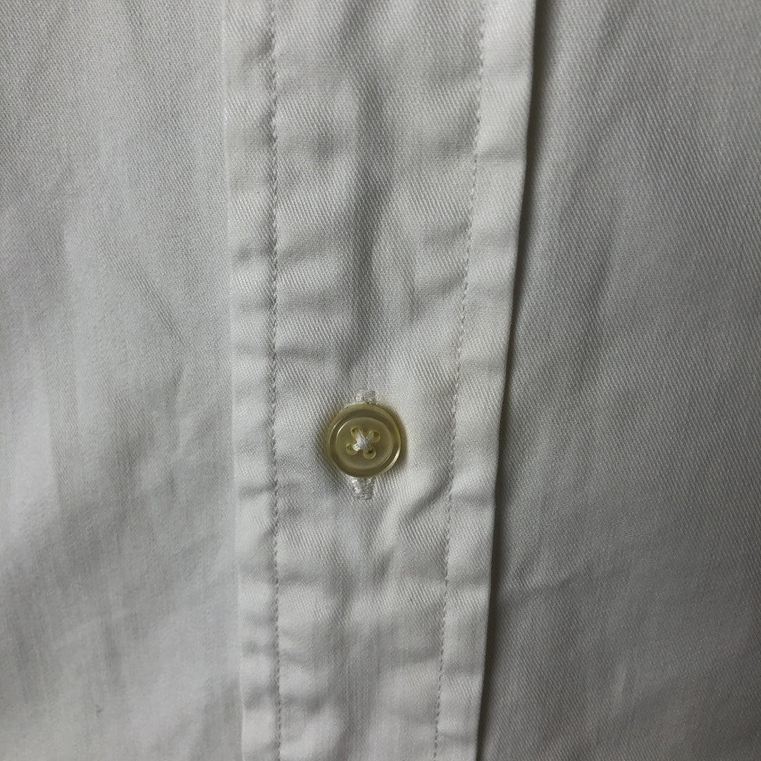 Ralph Lauren BLAKE long sleeve button down shirt, men's XL size cotton white type Vintage Second Hand