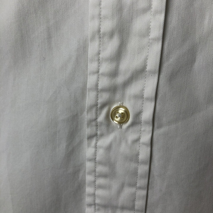 Ralph Lauren BLAKE long sleeve button down shirt, men's XL size cotton white type Vintage Second Hand
