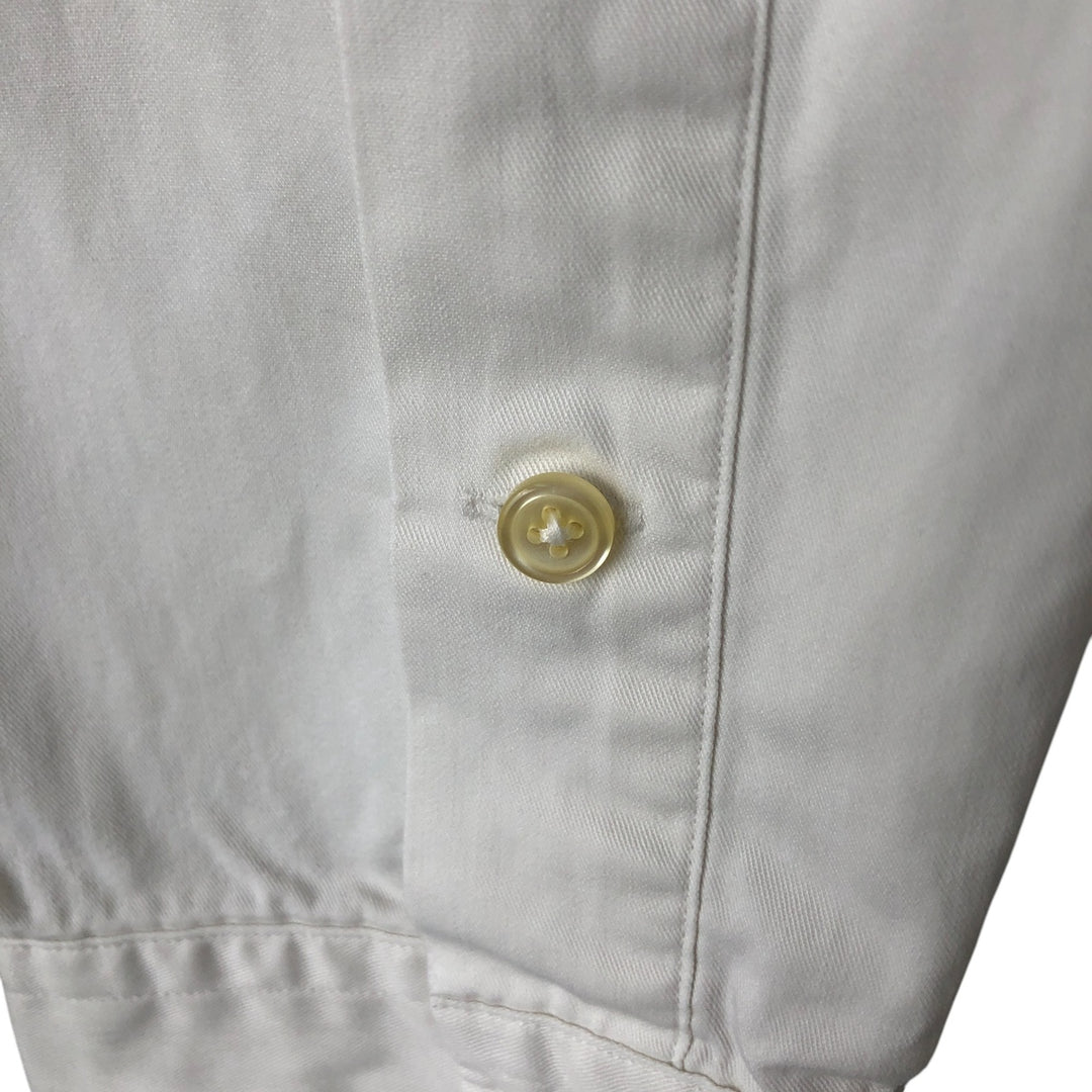 Ralph Lauren BLAKE long sleeve button down shirt, men's XL size cotton white type Vintage Second Hand