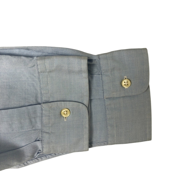 Ralph Lauren CUSTOM FIT long sleeve button down shirt, men's XL size cotton blue type Vintage Second Hand